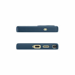 Avana Velvet Case Compatible w/MagSafe Navy Blue for Samsung Galaxy S25 Ultra