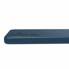 Avana Velvet Case Compatible w/MagSafe Navy Blue for Samsung Galaxy S25