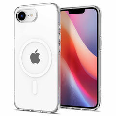 Spigen Crystal Flex Magfit Case Clear White for iPhone 16e