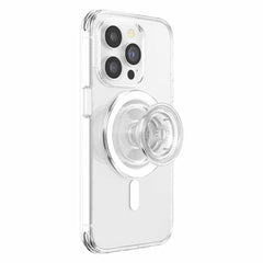 PopSockets PopGrip For MagSafe Round with Adapter Ring Clear