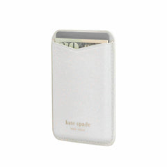 Kate Spade Magnetic Wallet Compatible with MagSafe White Glitter