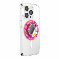 PopSockets PopGrip for MagSafe Round with Adapter Ring Pink Relief