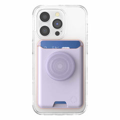 PopSockets Softgoods PopWallet+ for MagSafe with Adapter Pale Lavender