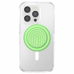 PopSockets PopGrip for MagSafe Round with Adapter Ring PopOut Curves Matcha Dew