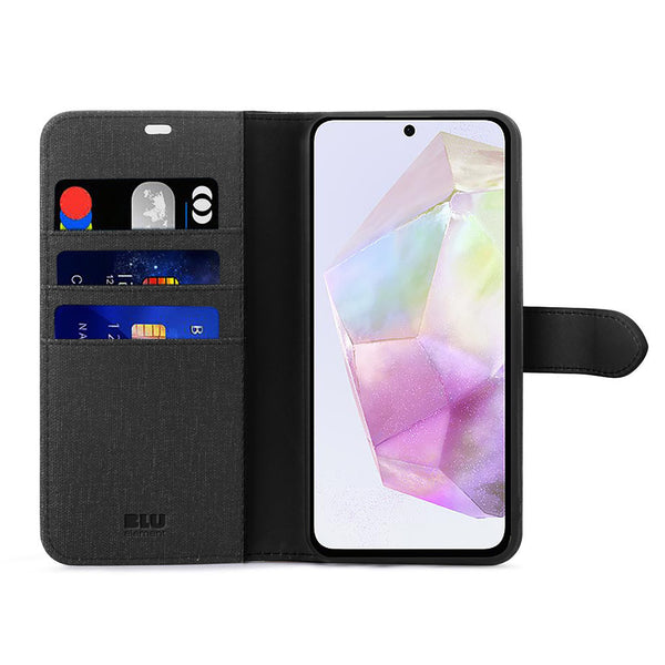 Blu Element Folio 2 in 1 Case Case Black for Samsung Galaxy A36 5G