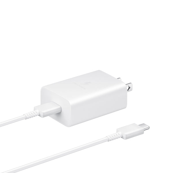 Samsung Wall Charger with USB-C to USB-C Cable 15W White