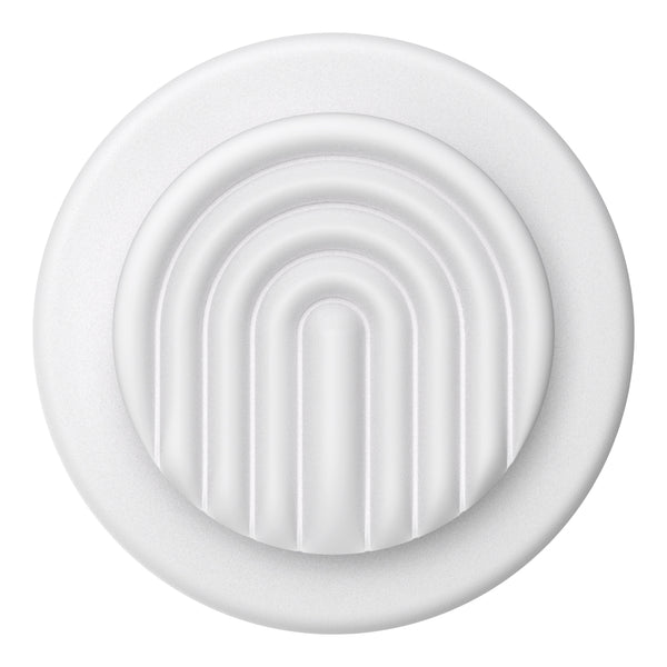 PopSockets PopGrip for MagSafe Round with Adapter Ring Curves Coconut Creme