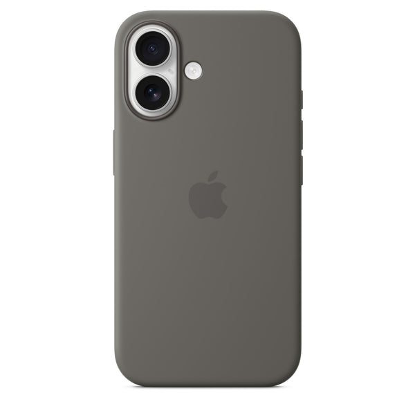 Apple Silicone Case with MagSafe Stone Grey for iPhone 16