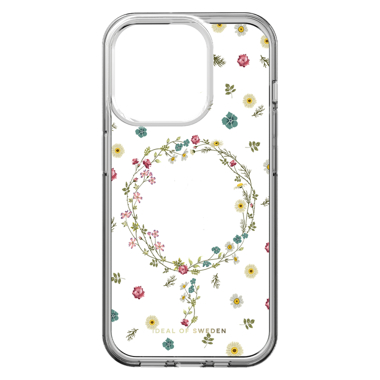 Ideal of Sweden Clear Mid MagSafe Case Petite Floral for iPhone 15 Pro