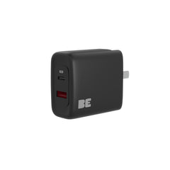 Blu Element Wall Charger Dual USB-C 45W PD and USB-A Black