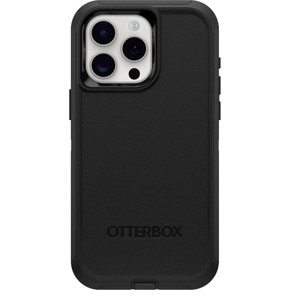 OtterBox Defender Protective Case Black for iPhone 15 Pro Max