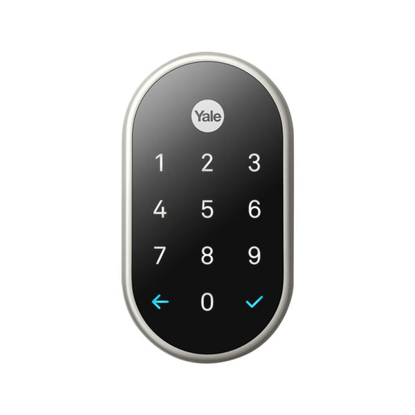 Google Yale Lock Smart Home Lock Satin Nickel (Silver)